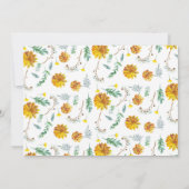 スイート アズ キャン ビー ひまわり フォト 招待状 (裏面)