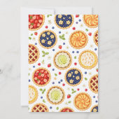 スイート・アズ・パイ・サマー・ベビーシャワー 招待状 (裏面)