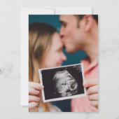 スイート ウォーターメロン バーチャル ベイビー シャワー フォト 招待状 (裏面)