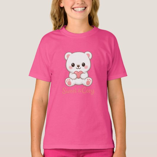 スイート＆コージーベア キッズTシャツ Tシャツ (正面)