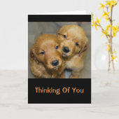 『スイート・ゴールデン・レトリ考えるーバー・パーピーズ・オブ・ユー』 カード (黄色い花)