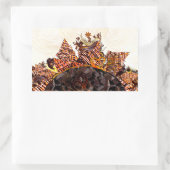 スイート・サン・デー！ :) CBS サンデー・モーニング・サンズ 長方形シール (バッグ)