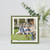 スイート&スクエア:カスタムフォトホリデーカード2 シーズンカード (スタンド正面)