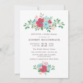 スイート スプリング フラワーズ - フローラル ブライダル シャワー 招待状 (正面)