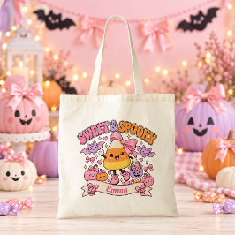 スイート・スプーキー・キャンディコーンのハロウィンバッグ トートバッグ
