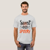スイート・スプーキー・ゴースト メンズ ハロウィンTシャツ Tシャツ (正面フル)
