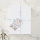 スイート セレブレーション パステル キャンディーランド ガール バースデー ギフトタグ (より糸付き)