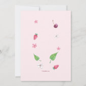 スイート・セレブレーション 招待状 (裏面)