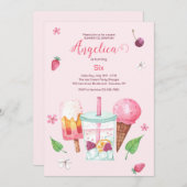 スイート・セレブレーション 招待状 (正面/裏面)