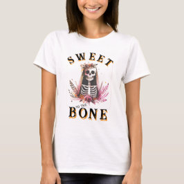 スイート・トゥ・ザ・ボーン・キャンディ・スカル・ハロウィンTシャツ Tシャツ