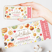 スイート・トリーツ　お誕生日　１枚の入場券 招待状