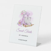 スイート トリート パープル ベーカリー  台座サイン (正面)