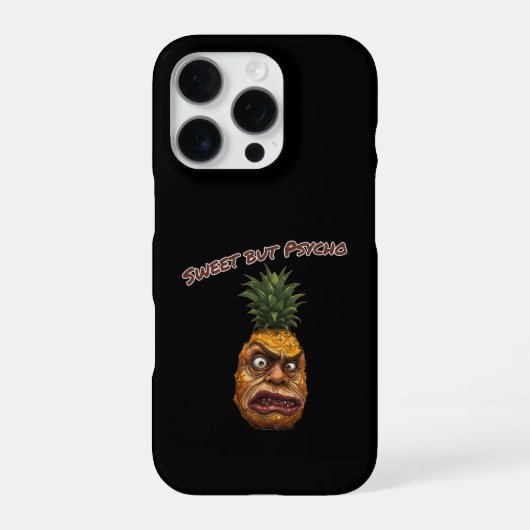 スイート・バット・サイコ パイナップル iPhoneケース (裏面)