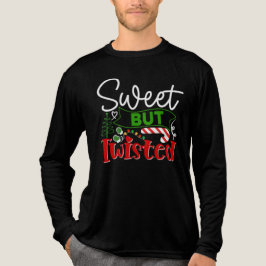 スイート・バット・ツイステッド おもしろクリスマスキャンディケイン トライブレンドTシャツ