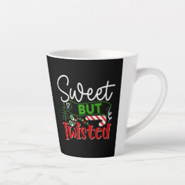 スイート・バット・ツイステッド おもしろクリスマス キャンディケーン カフェラテマグ