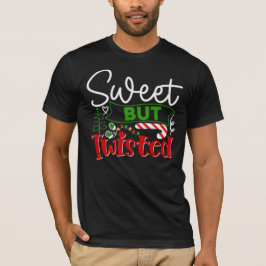 スイート・バット・ツイステッド おもしろクリスマス キャンディケーン Tシャツ