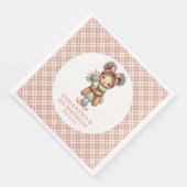 スイート フラワー フェアリー ピンク 2歳 誕生日 パーティー ナプキン (コーナー)