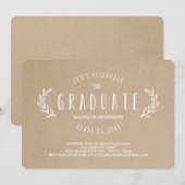 スイート フレア | 卒業のお知らせ 招待状 (正面/裏面)