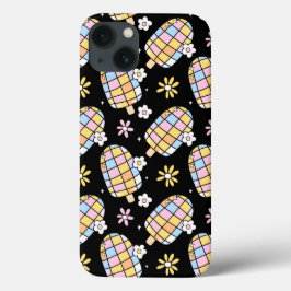 スイート フローラル アイスクリーム - 気まぐれな夏のパターン iPhone 13ケース