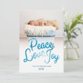 スイート、ホリデーの写真カードと誕生のお知らせ シーズンカード (スタンド正面)