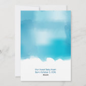 スイート、ホリデーの写真カードと誕生のお知らせ シーズンカード (裏面)