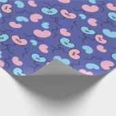 スイート ミスター アンド ミセス バルーンズ 婚約ギフト シームレス ラッピングペーパー (角)