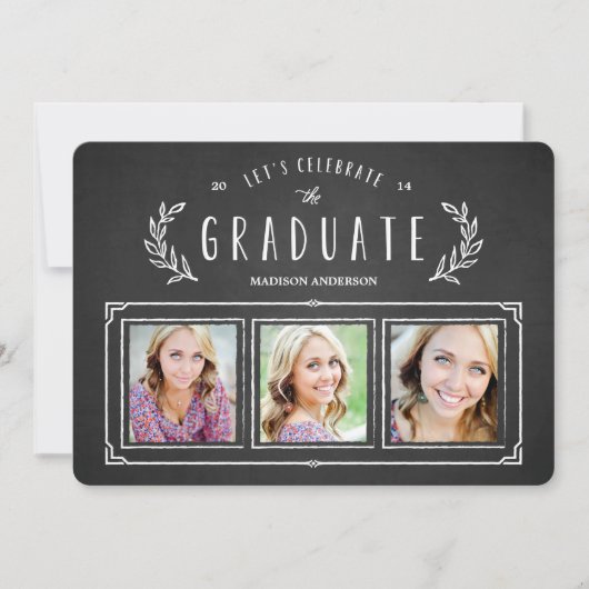 スイート リース | 卒業のお知らせ 案内状 (正面)