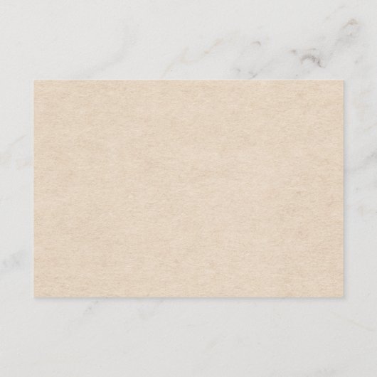 スイート ルースティック パープル ラベンダー クラフト風 レセプション エンクロージャーカード (裏面)