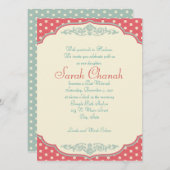 スイート ヴィンテージ インビテーション (正面/裏面)