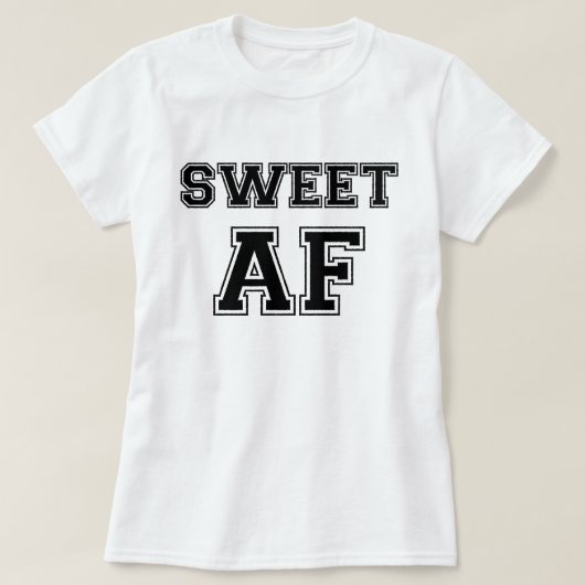 スイートAF Tシャツ (デザイン正面)