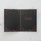 スイーパーソナライズされたト16ハッピー16誕生日グリッター カード (内部)