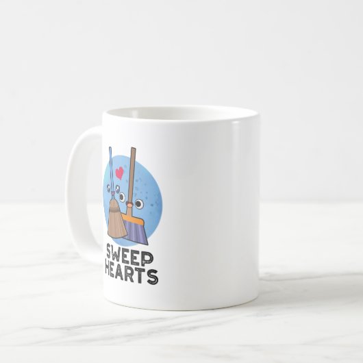 スイープハートおもしろいスウィートハートブロムプン コーヒーマグカップ (正面左)