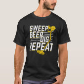 スイープBeep Dig繰り返し金属探偵団の贈り物 Tシャツ (正面)