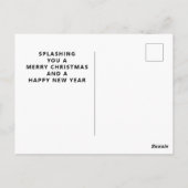 スイーマー クリスマス ポストカード (裏面)