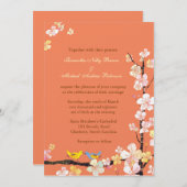 スイー結婚トの発表招待状 招待状 (正面/裏面)