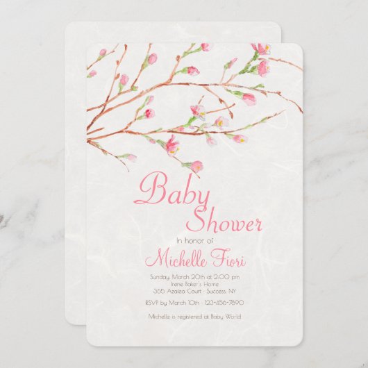 スイー賛美ト招待状 招待状 (正面/裏面)