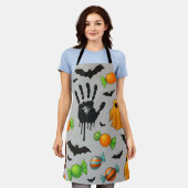 スイ不気味ーツとシャドウ エプロン (着用した状態)