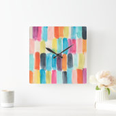 スウィッシュスウォッチI スクエア壁時計 (ホーム)