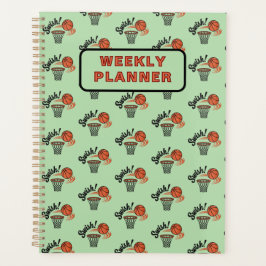 スウィッシュスラムダンク:ヴィンテージバスケットボールスタイル プランナー手帳