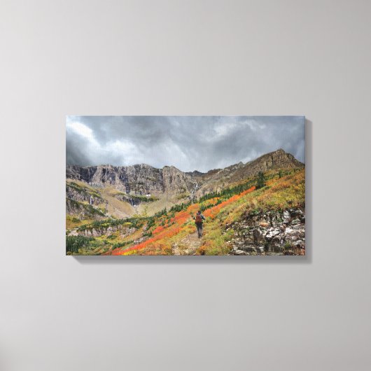 スウィフトカレント峠 – グレイシア国立公園 キャンバスプリント (正面)