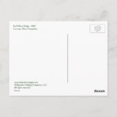 スウィフトリバーブリッジ – ニューハンプシャー ポストカード (裏面)