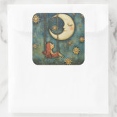 スウィングお洒落と天月の少女 スクエアシール (バッグ)