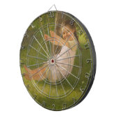 スウィングで微笑む少女(ヴィンテージ幼少期) ダーツボード (正面右)