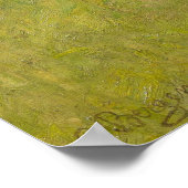 スウィングで微笑む少女(ヴィンテージ幼少期) ポスター (角)