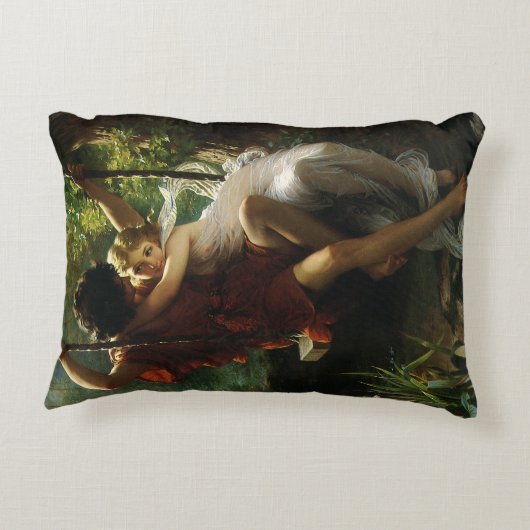 『スウィングの恋人たち』ピエール・オーギュスト・コット作 アクセントクッション (裏面)