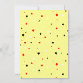 スウィングオンソフトボール誕生日 招待状 (裏面)