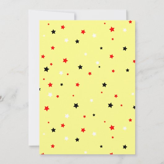 スウィングオンソフトボール誕生日 招待状 (裏面)