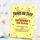 スウィングオンソフトボール誕生日 招待状
