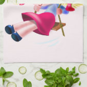 スウィングガールキッチンタオル絵画ズ キッチンタオル (折り畳み)