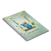 スウィングスパイラルフォトノートブックの可愛いリス ノートブック (右側)